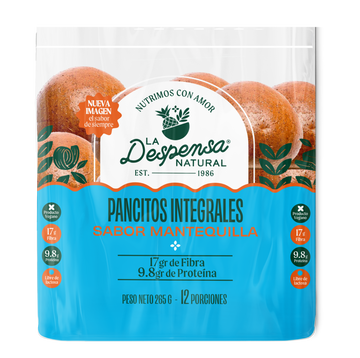 Pancitos Integrales sabor Mantequilla
