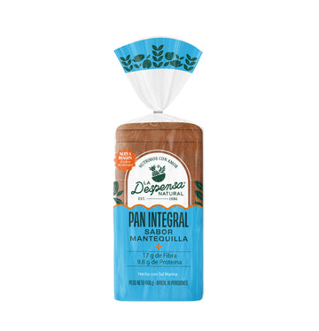 Pan Integral sabor Mantequilla
