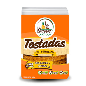 Tostadas Integrales: Fotografía de tostadas integrales apetitosas.