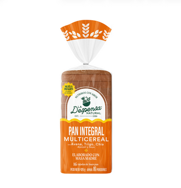 Pan Integral Multicereal con Masa Madre - 420g
