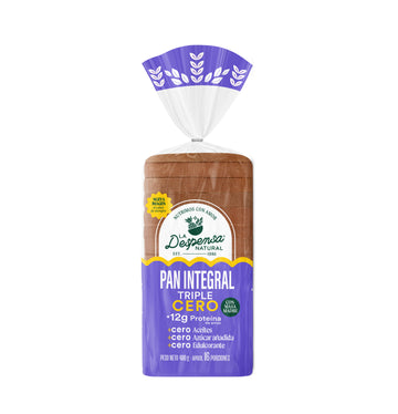 Pan Integral Triple Cero con Masa Madre | 420g