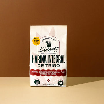Harina Integral de Trigo 100% Grano Entero