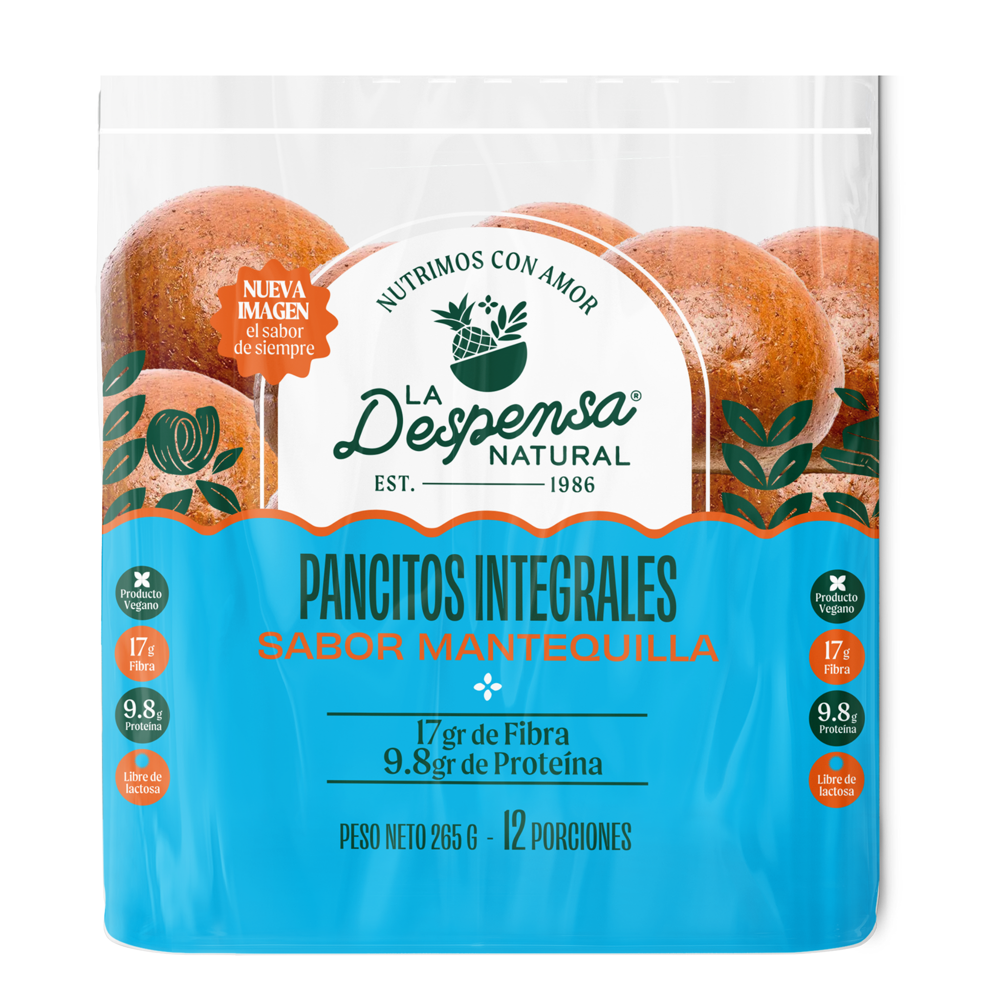 Pancitos Integrales sabor Mantequilla