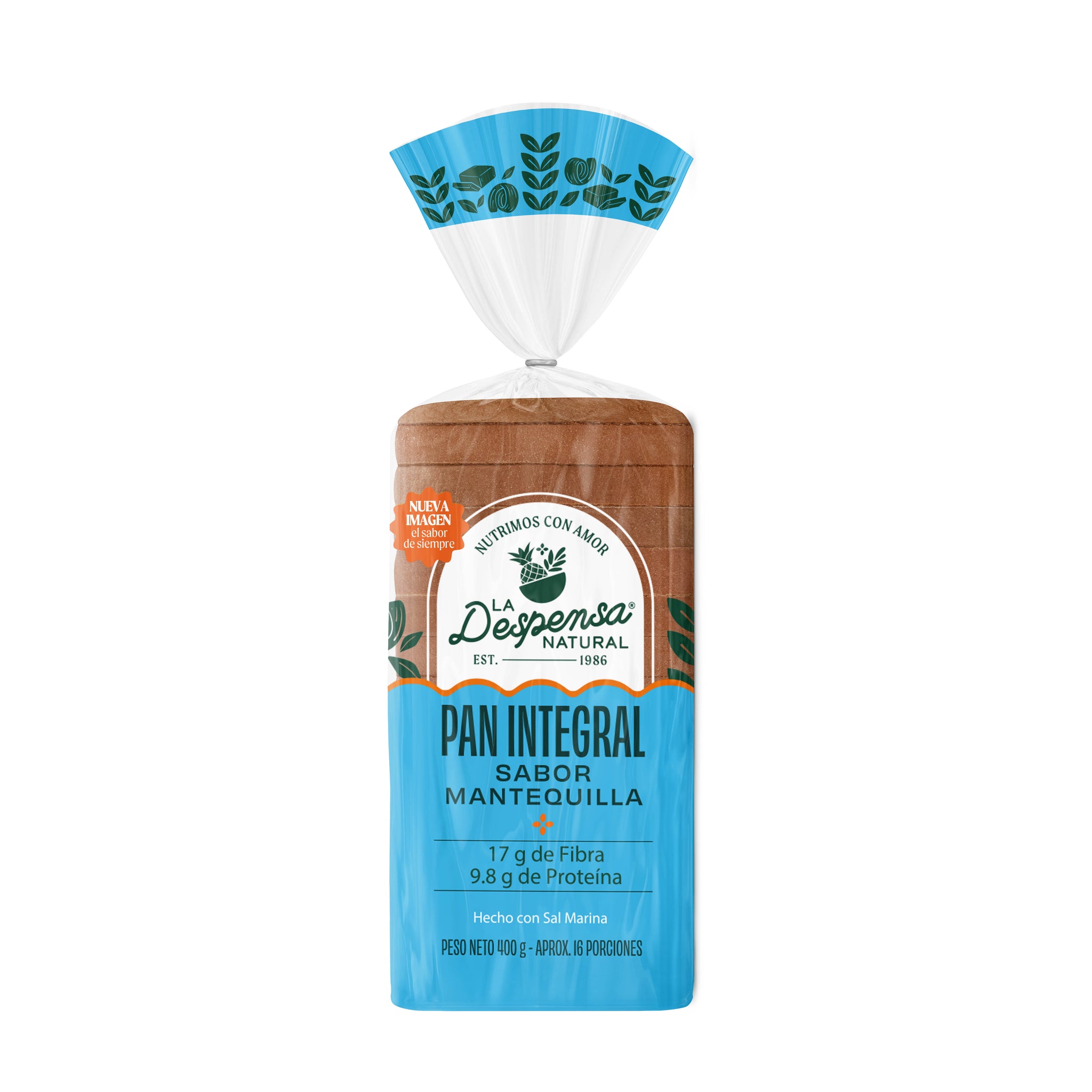 Pan Integral sabor Mantequilla