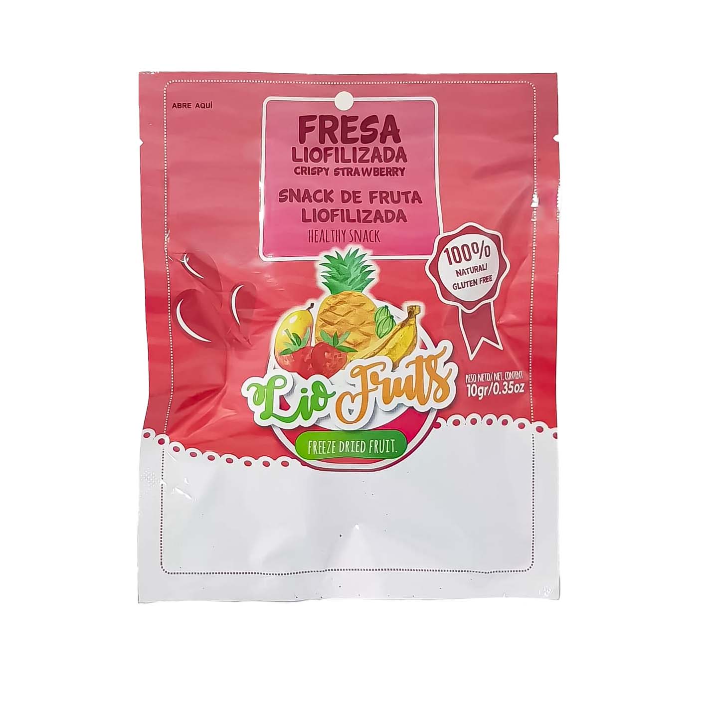 Snack de Fresa Lifolizado