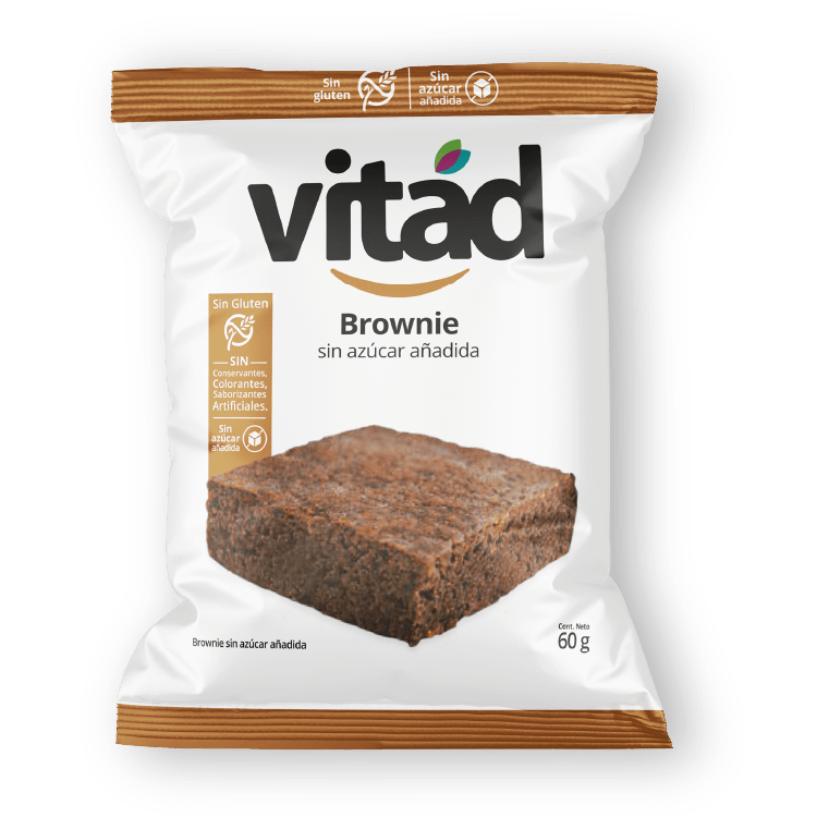 Brownie Sin Azúcar: Imagen de un brownie sin azúcar.